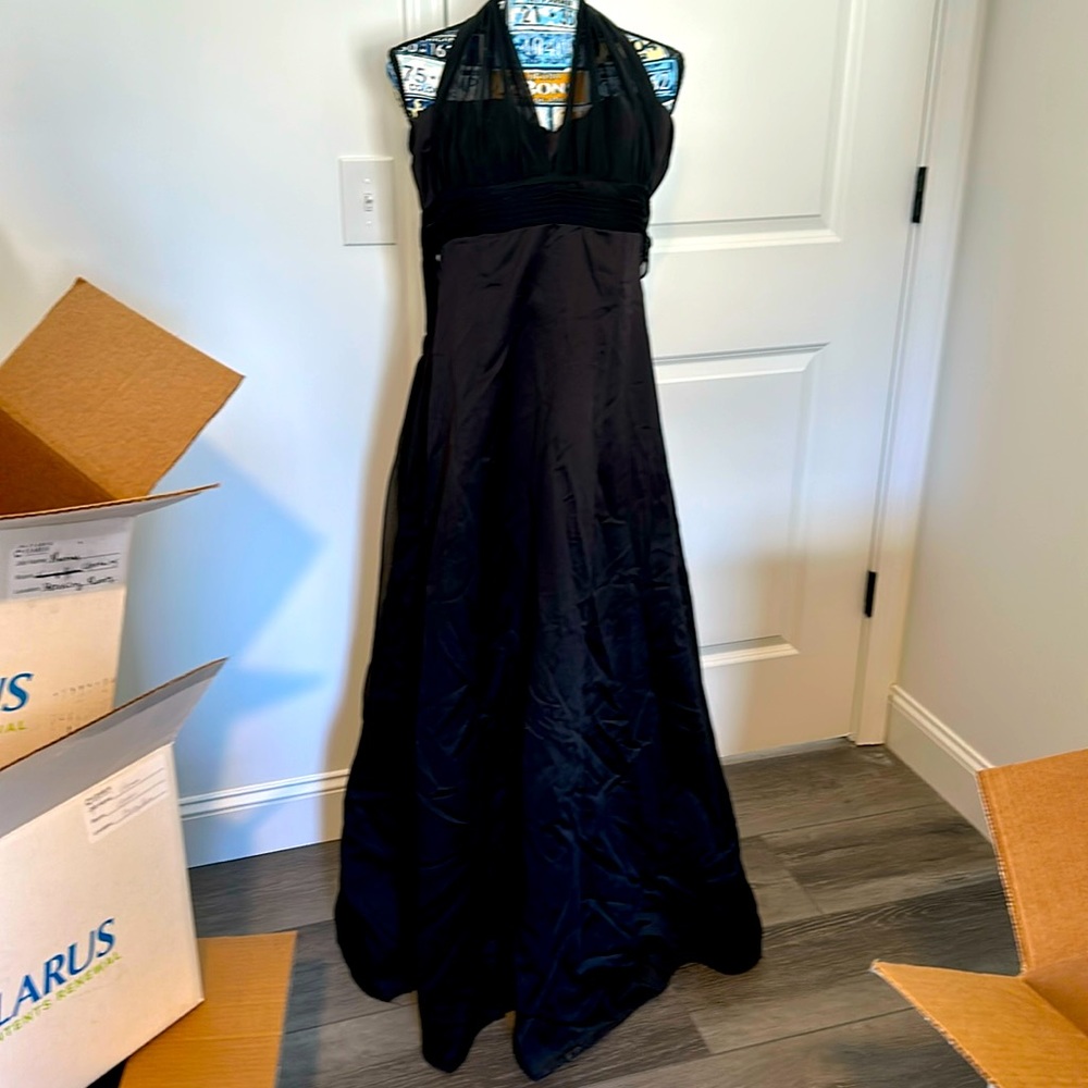 Black bridesmaid dress